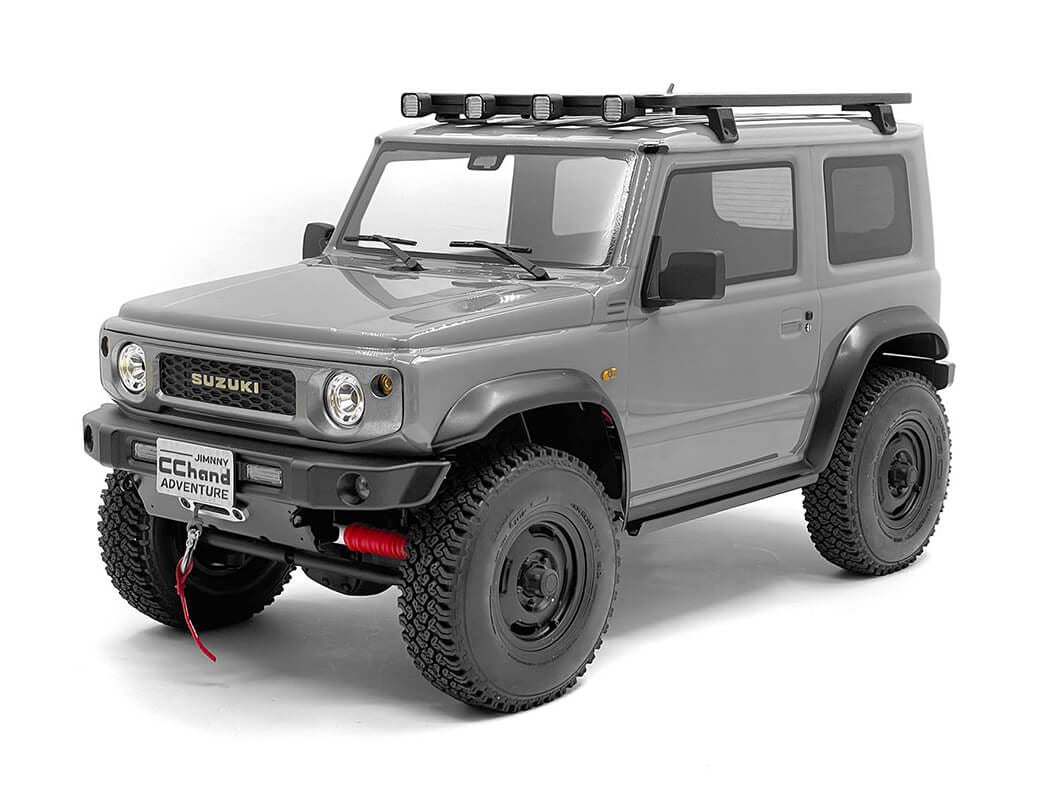 RC4WD GUARDIAN STEEL FRONT BUMPER W/ LIGHTS FOR MST 4WD OFF-ROAD CAR KIT W/ J4 JIMNY BODY