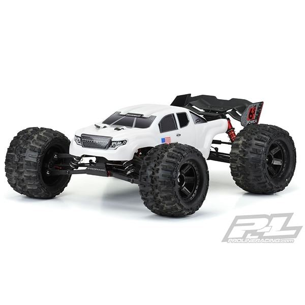 Proline Pre Cut Brute Bash Armor White Bodyshell (Kraton)