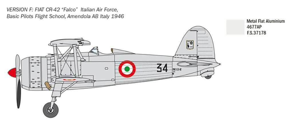 Italeri CR 42 Falco   Battle of Britain 80th Anniv