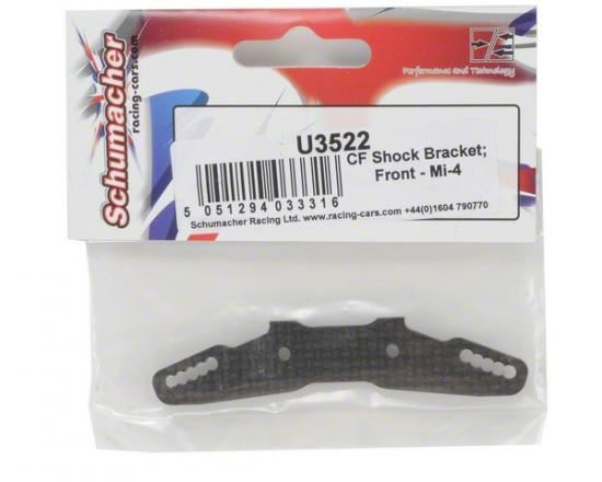 Schumacher CF Shock Bracket; Front - Mi4