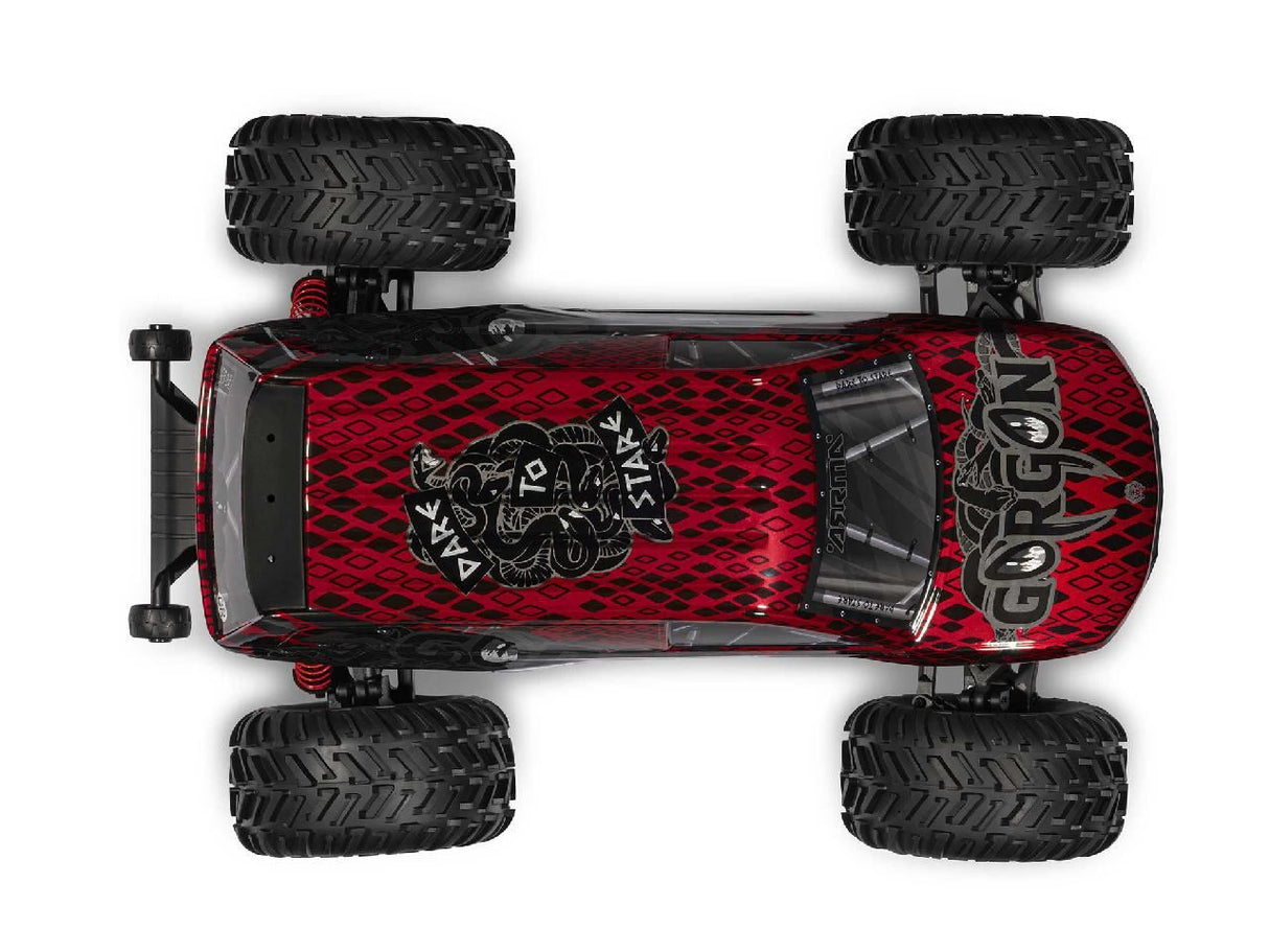 Arrma 1/10 Gorgon 223S 2Wd Rtr Monster Truck, Red/Black