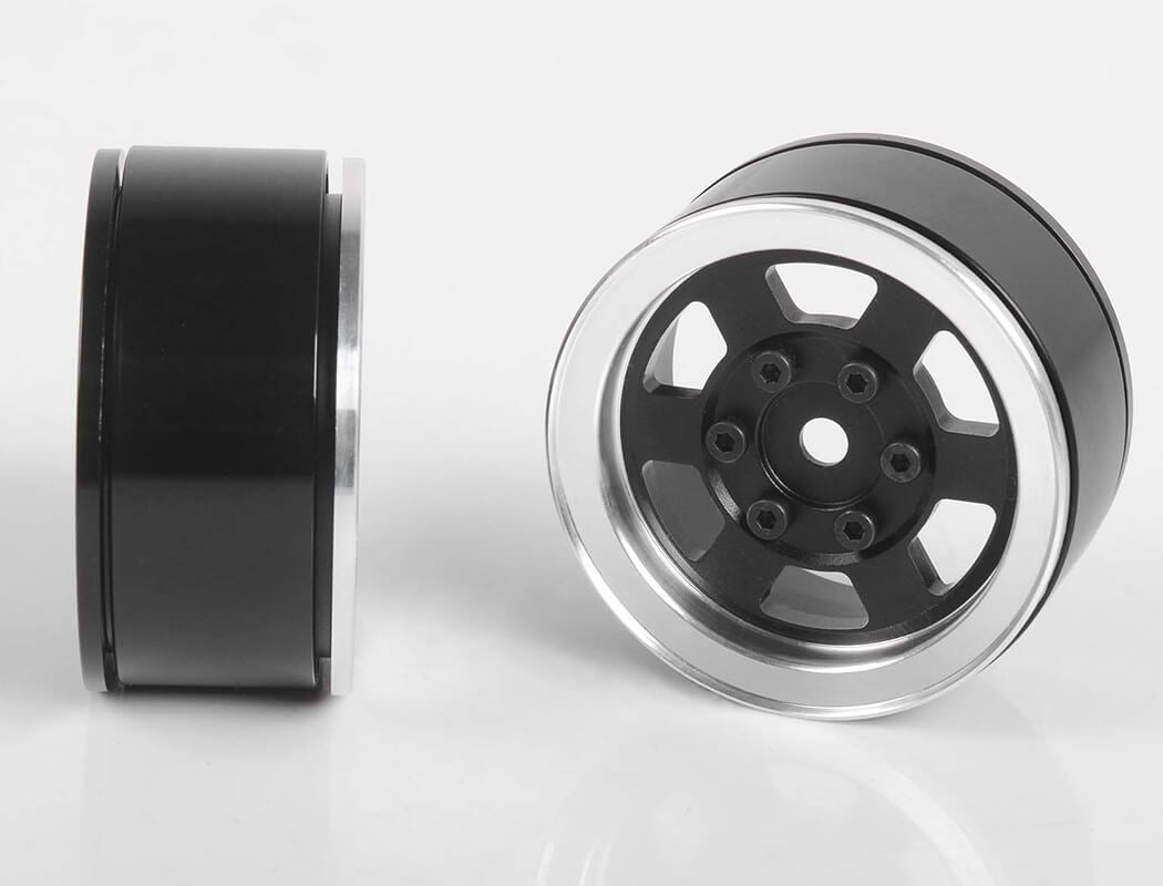 RC4WD SIX-SPOKE 1.55  INTERNAL BEADLOCK WHEELS (BLACK)