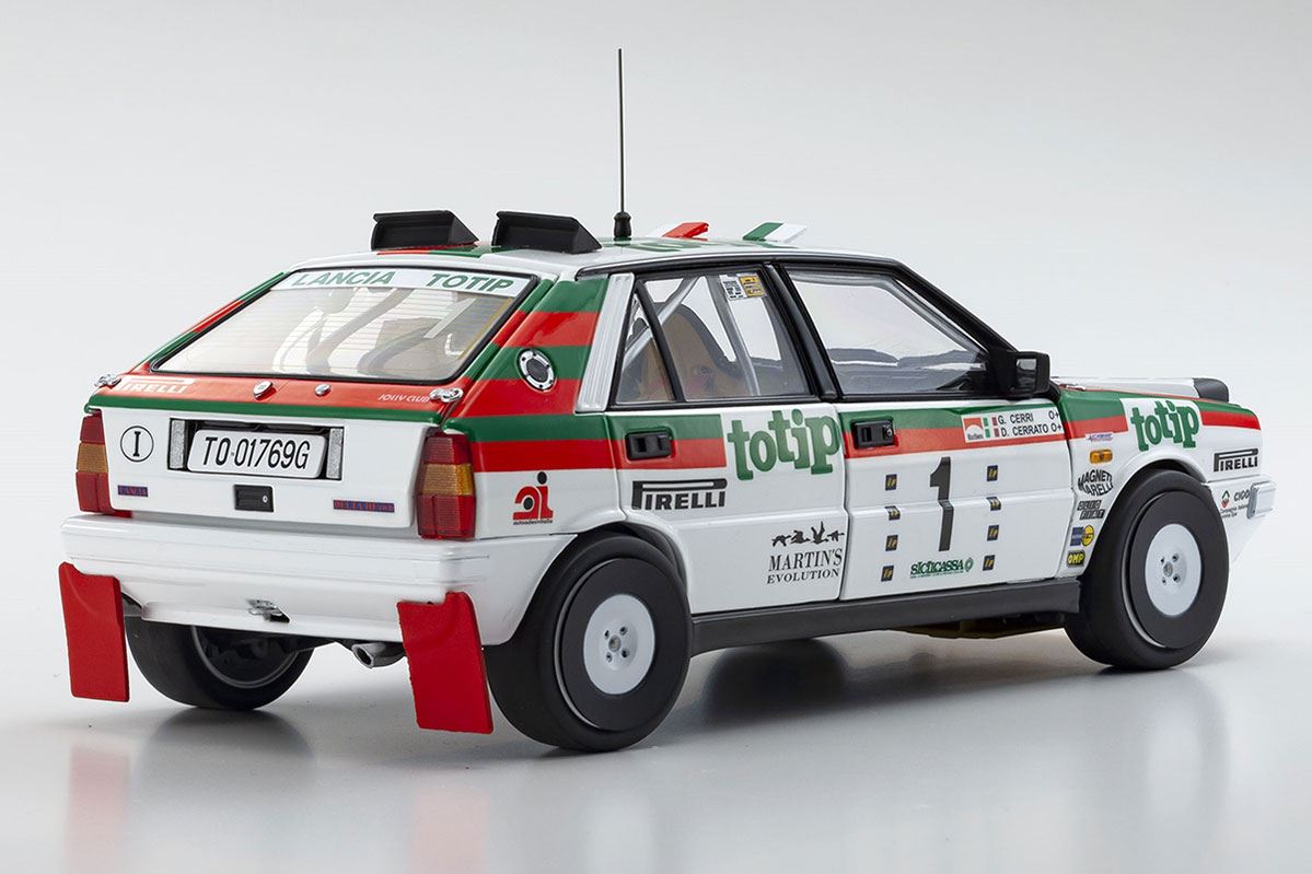 Kyosho 1:18 Lancia Delta Hf 4Wd Targa Florio 1987 Team Totip Nr.1