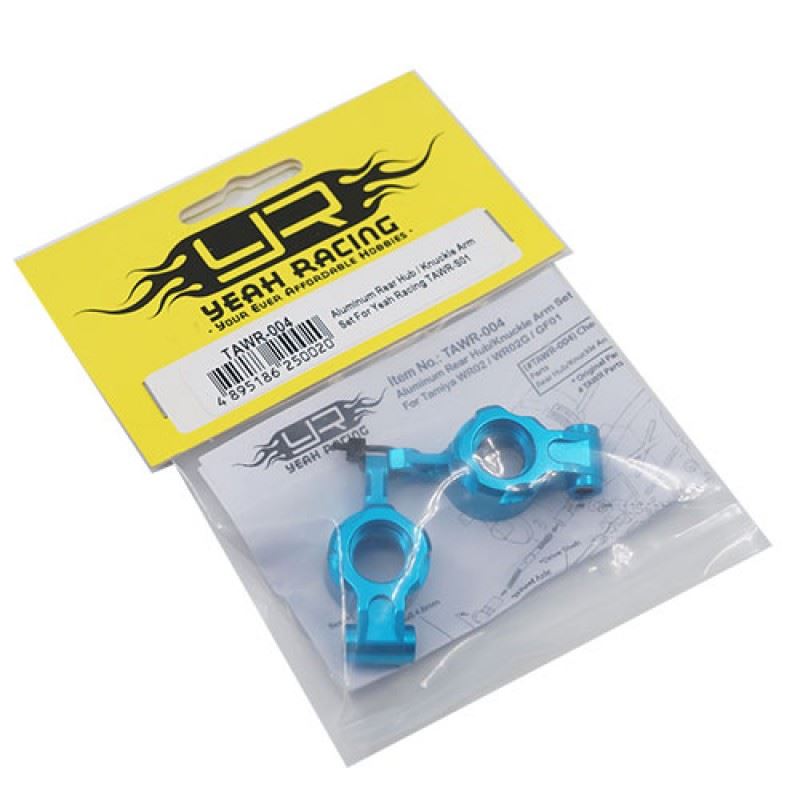 Yeah Racing Aluminum Rear Hub / Knuckle Arm Set ForFor Tamiya WR02 WR02G GF01 / TAWR-S01