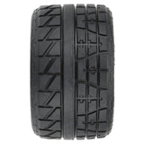 Proline 1/8 Menace Hp Belted Fr/Rr 3.8In Mt Tires Mounted 17mm Black