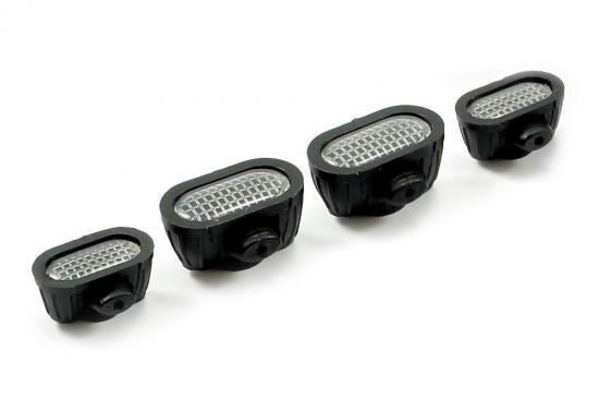 FASTRAX SILVER ALUMINIUM LUGGAGE RACK w/LED LAMPS L165MM X W112MM