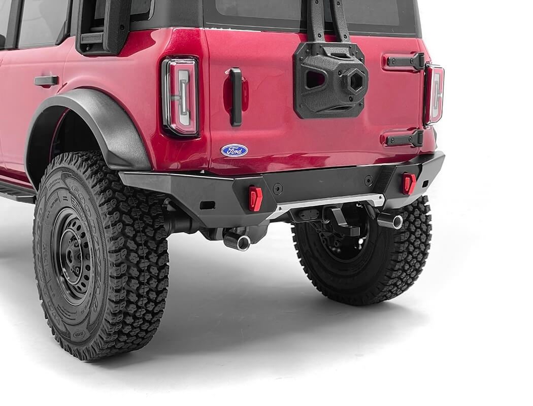 RC4WD ROOK METAL REAR BUMPER WITH HITCH BAR FOR TRAXXAS TRX-4 2021 BRONCO
