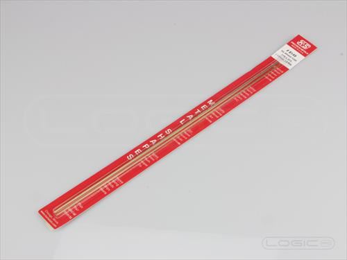 KS 12" Square Brass Tube 1/16" (Pk2) .014 Wall