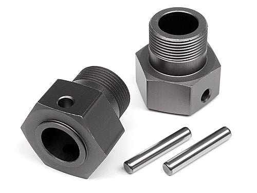 HPI Wheel Hex Hub 24X27mm (Gunmetal/2Pcs)
