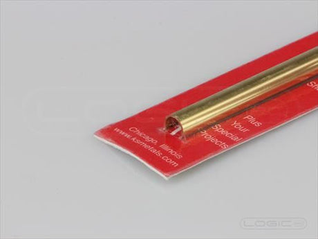 KS 12" Round Brass Tube 9/32" (Pk1) .014 Wall