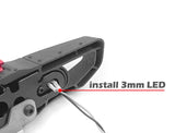 RC4WD OEM WIDE FRONT BUMPER W/ LICENSE PLATE HOLDER + STEERING GUARD FOR AXIAL 1/10 SCX10 III JEEP (