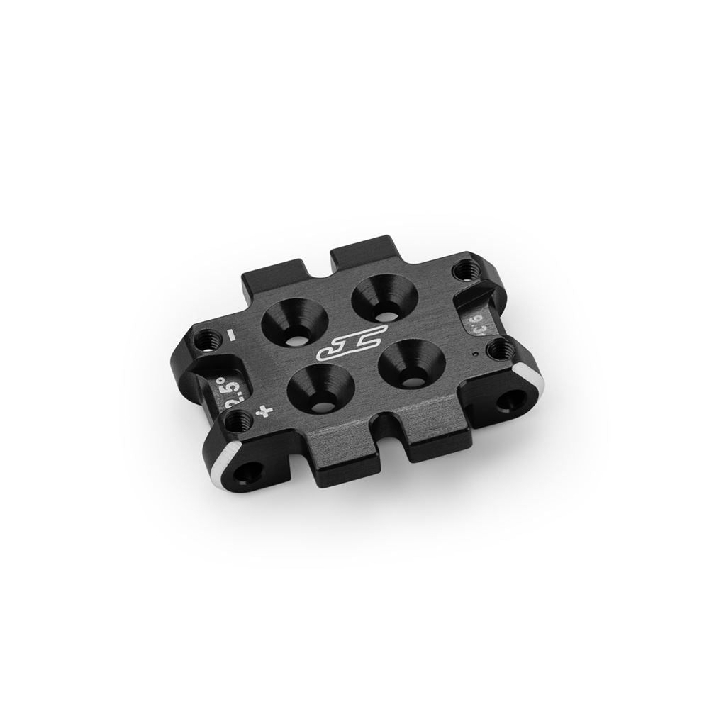 Rc10B7 Front Bulkhead 2.5 Deg (9.3G) Alloy - Black