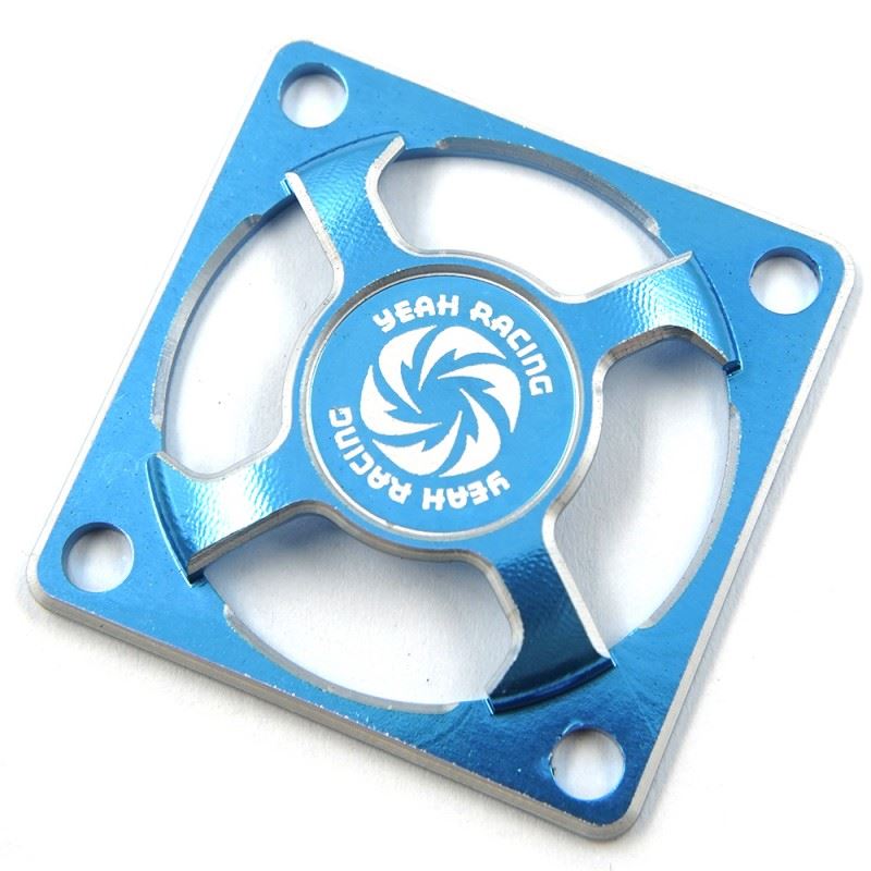 Yeah Racing Aluminum 30x30mm Fan Protector Blue