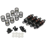 Yeah Racing Aluminum Big Bore Go 55mm Damper Set 4pcs for 1/10 RC Touring Car Black