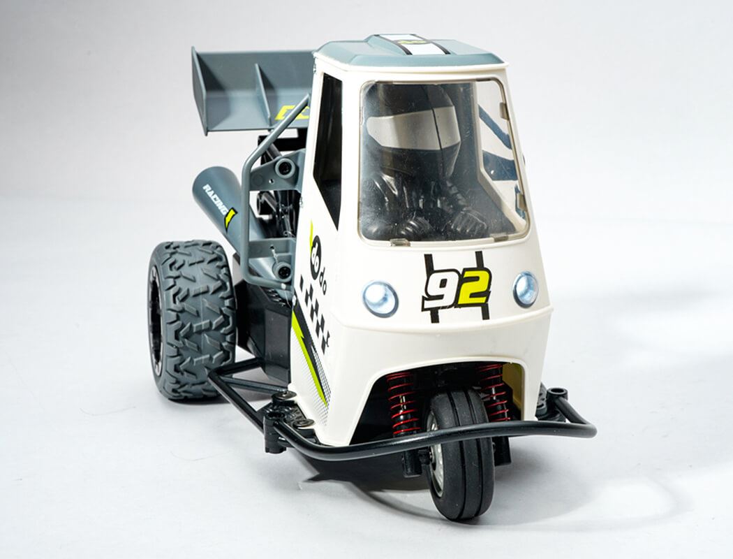 E-Zee Rc 1/16 Tricycle Rtr With Light,Sound,Exhaust Function