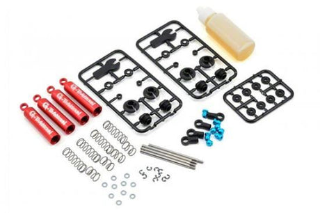 GMADE G-TRANSITION SHOCK RED 90MM (4) FOR 1/10 CRAWLER