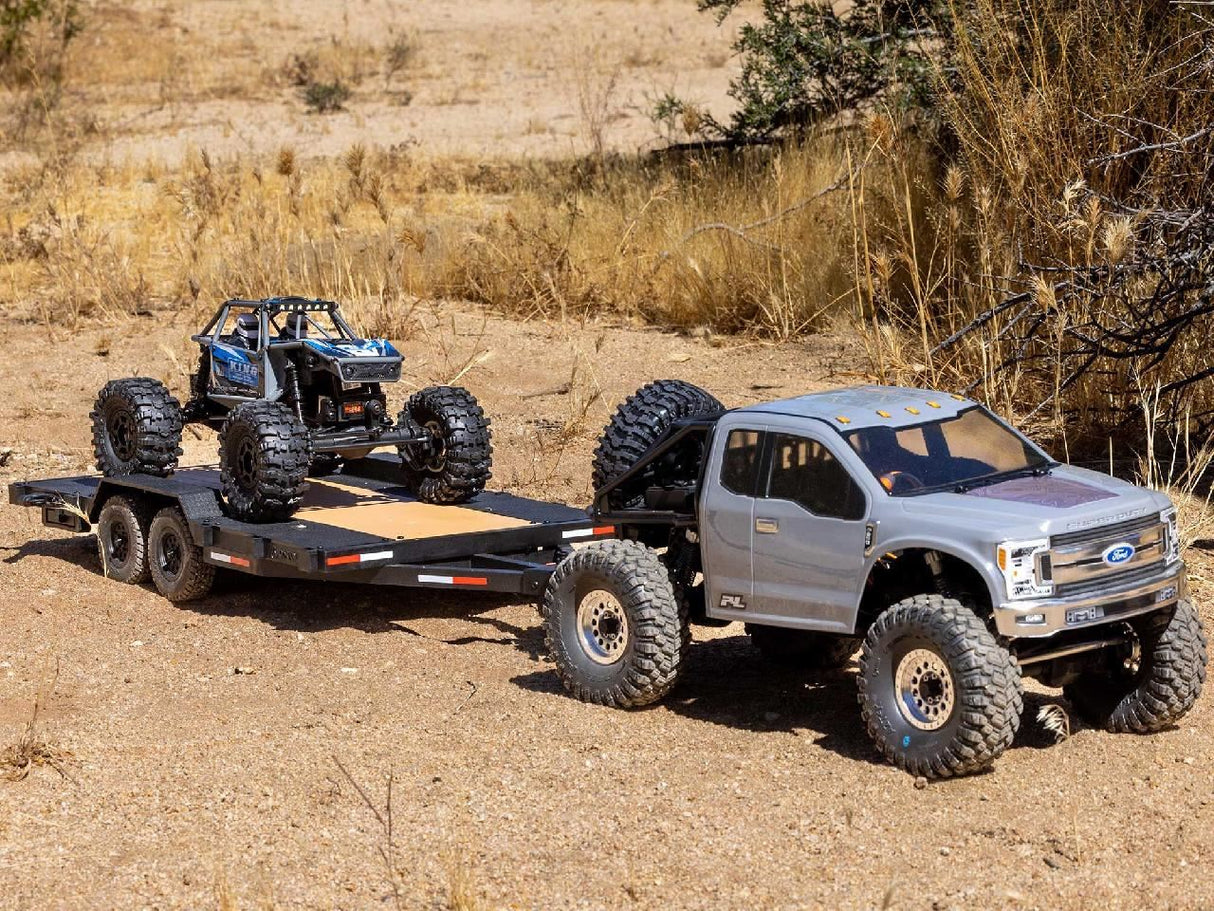 Axial 1/10 Scx10 Flat Bed Vehicle Trailer