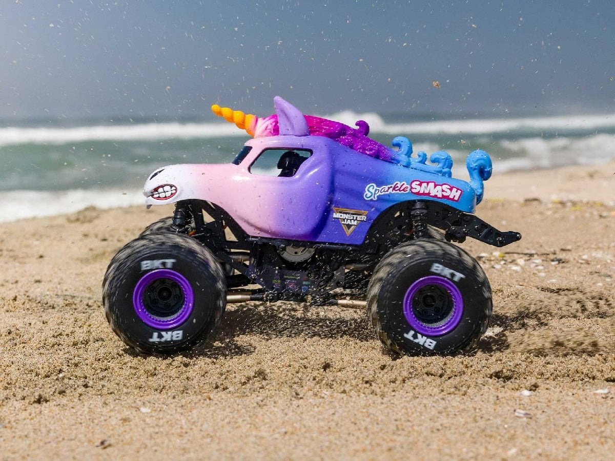 Losi 1/18 Mini Lmt Sparkle Smash 2S 4X4 Rtr Brushed Monster Truck