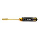 Yeah Racing Aluminum 4.0mm Lock Nut Driver Black Gold
