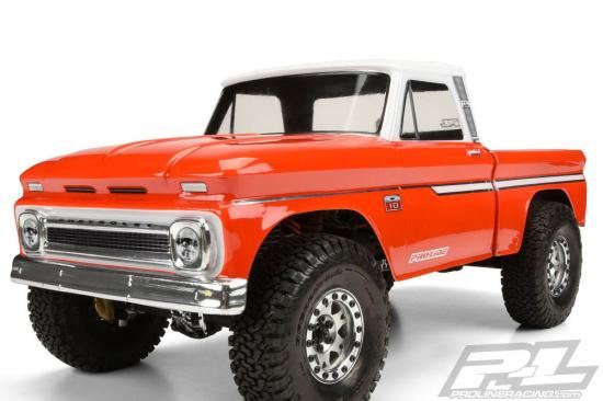 Proline 1966 Chevrolet C-10 Clear Body (Cab+Bed) Scx10 313