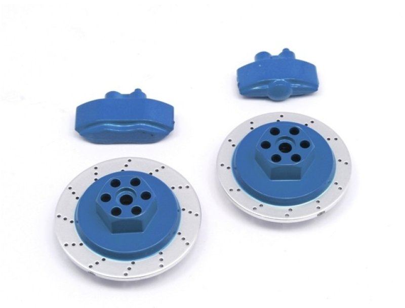 E10 Brake Disc & Caliper Set (Blue 4 Pcs)