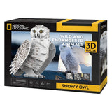 Cubicfun Snowy Owl (62 Pieces)