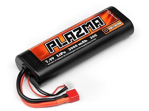HPI Plazma 7.4V 3000Mah 20C Lipo Rnd Case S.Pack 22.2W