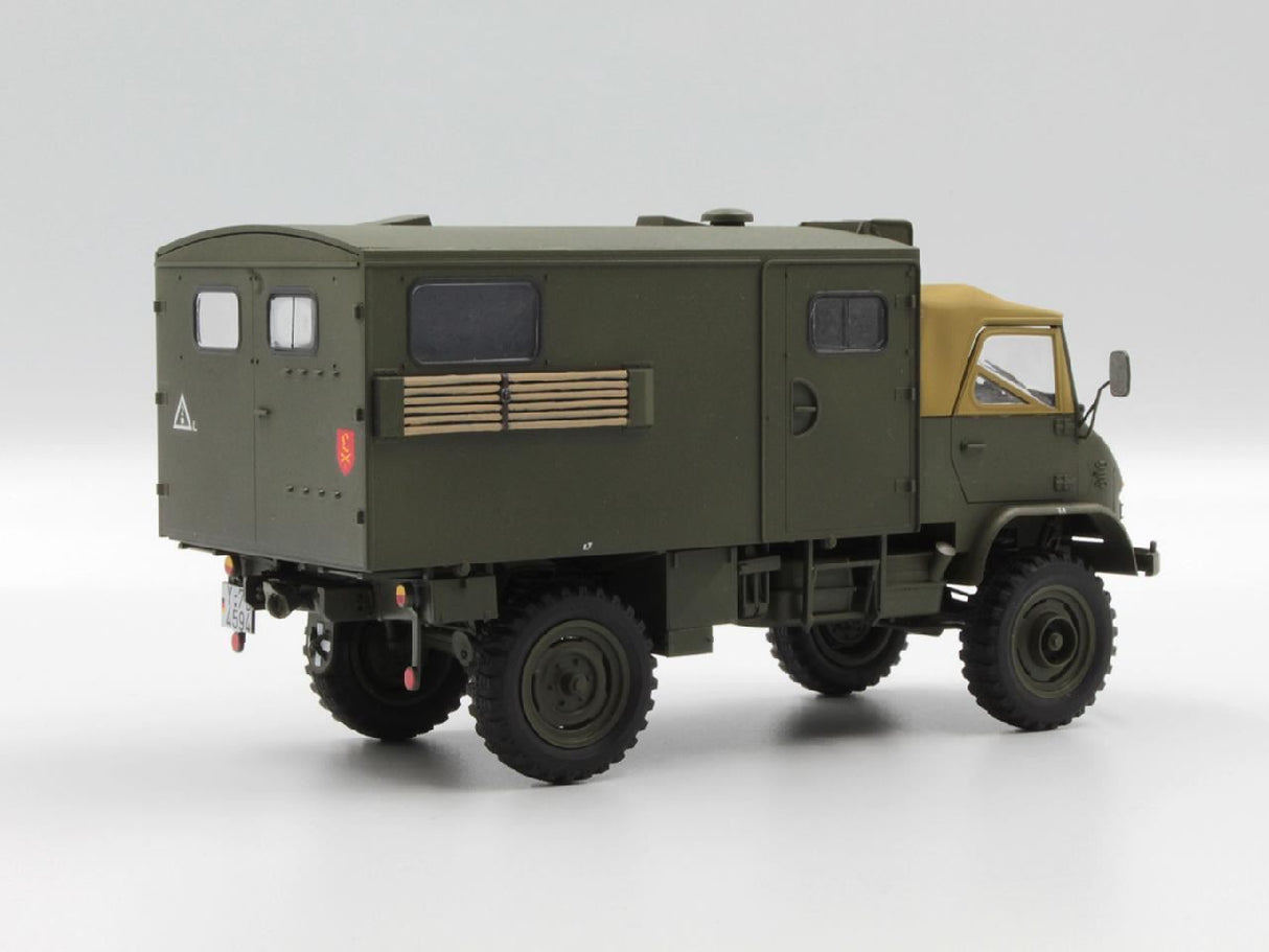 Icm Unimog S 404 With Box Body, German Military Truck