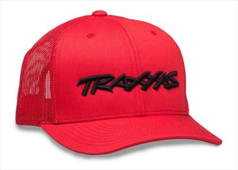 Traxxas Logo Hat Curve Bill Red OSFA