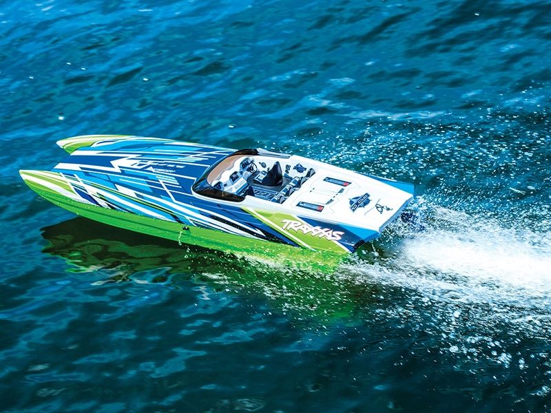 Traxxas DCM M41 Catamaran 40in VXL Brushless TSM - Green R