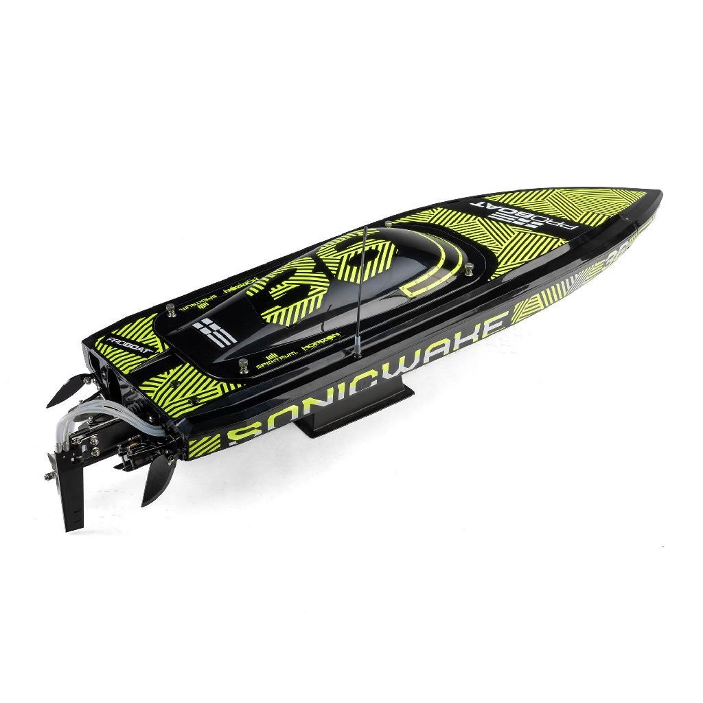Proboat Sonicwake 36In V3 Self-Righting V-Hull Boat Rtr, Black