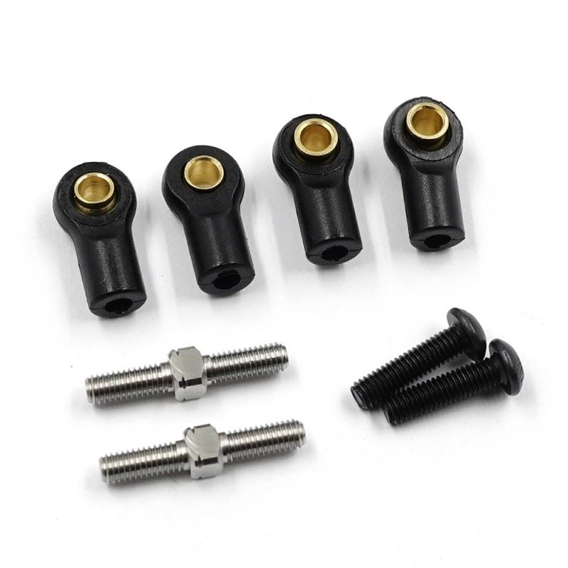 Yeah Racing Steel Steering Tie-Rod Link Set For Kyosho Fazer Mk2