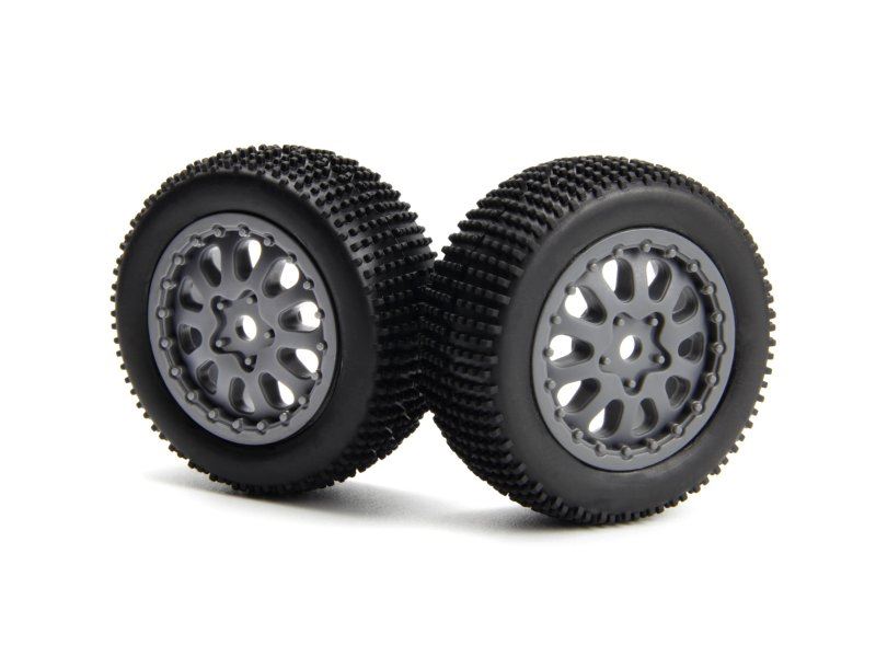 Sidepin Sc Wheel/Tyre Set (Grey/Front/Rear)