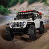 Axial 1/30 Scx30 Jeep Wrangler Jlu 4X4 Rtrrock Crawler White