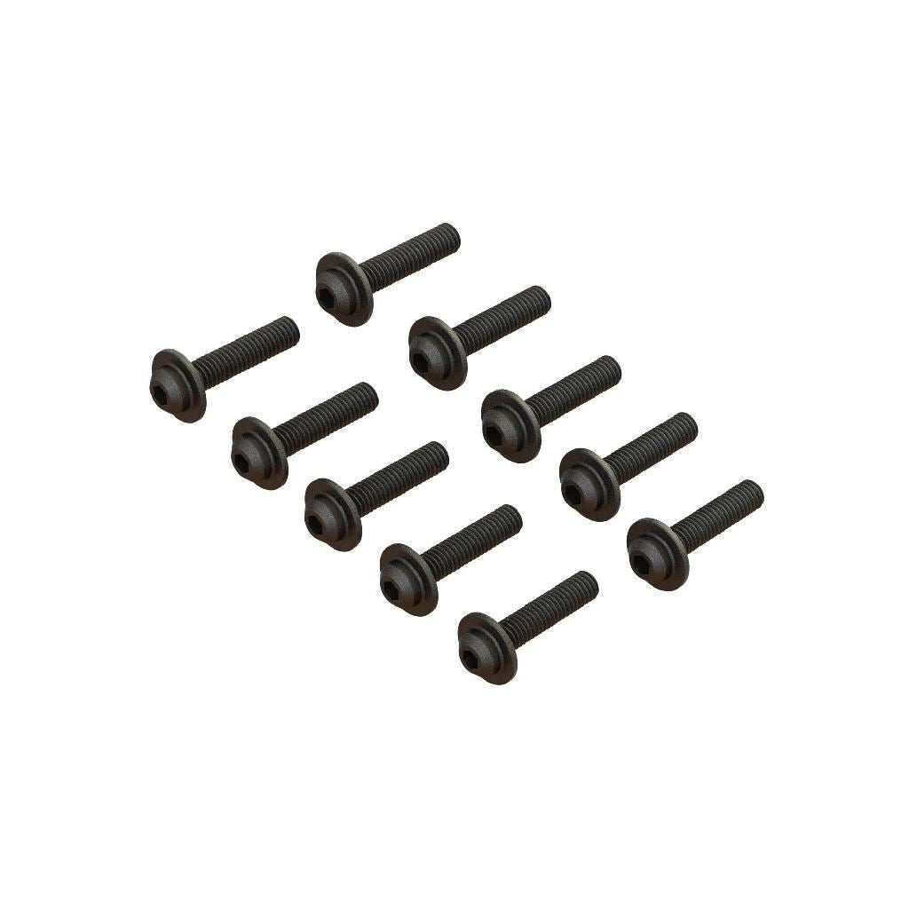 Arrma BUTTON HEAD SCREW FLANGED M4x18mm V2