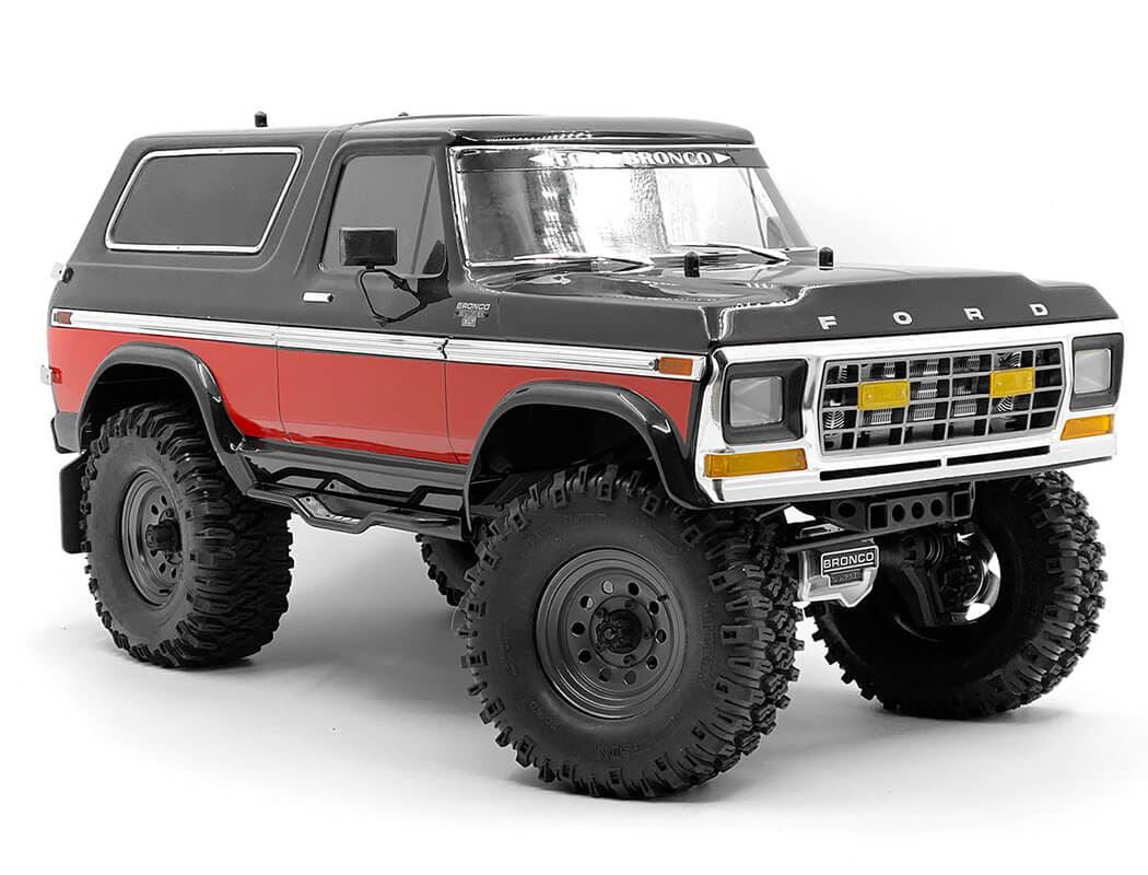 RC4WD BURATO 2.2  BEADLOCK WHEELS W/ CENTER CAPS (BLACK)