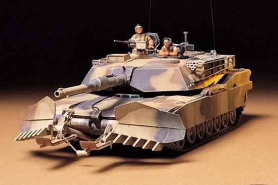 Tamiya M1A1 Abrams With Mine Plough