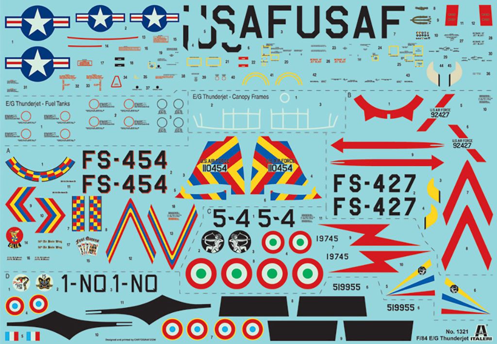 Italeri F-84G Thunderjet RR