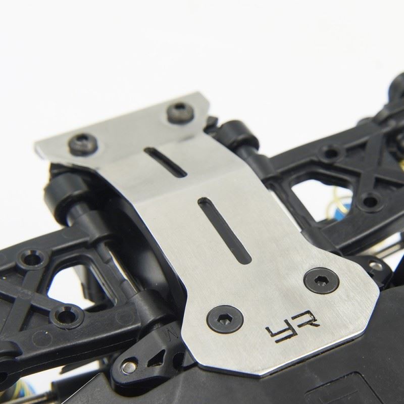 Yeah Racing Stainless Steel Chassis Protector Plate Set For Tamiya XV-02