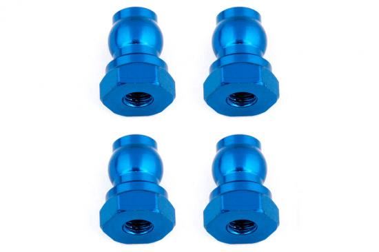TEAM ASSOCIATED SHOCK BUSHINGS 10 MM BLUE ALUMINUM