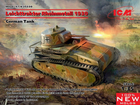 Icm Leichttraktor Rheinmetall 1930, German Tank