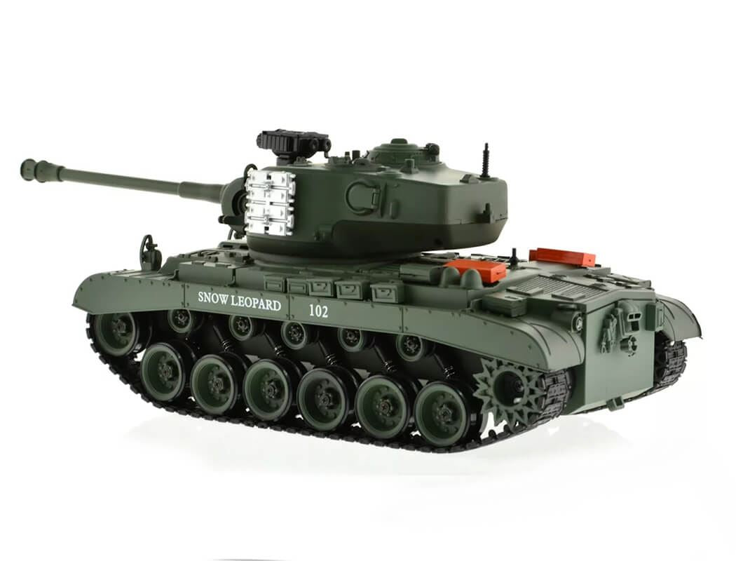 Brother Tank Rc Tank 1 18 Usa M26 Pershing 'Snow Leopard' Green