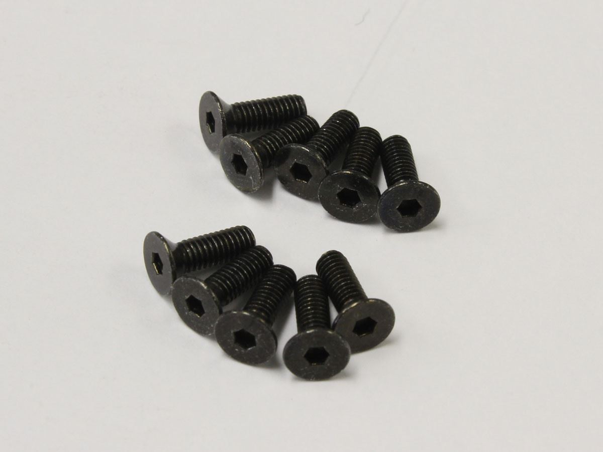 Hex Flat Head Screws M2.6X8Mm (10) Kyosho