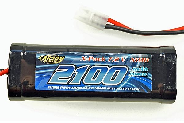 Carson 7.2V 2100mAh NiMh Battery - Tamiya Connector
