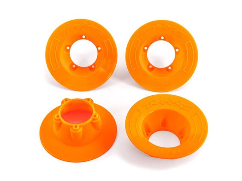 Traxxas Wheel Covers, Orange (4) (fits 9572 wheels)