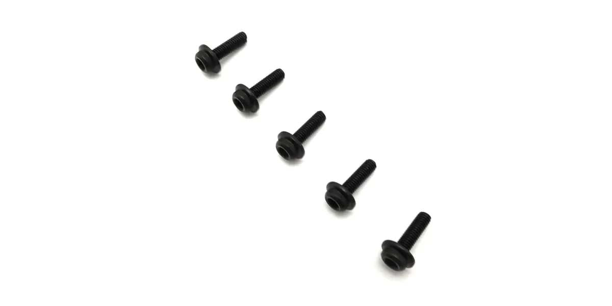 Metallic Flanged Cap Screw M3X10Mm (5) Kyosho