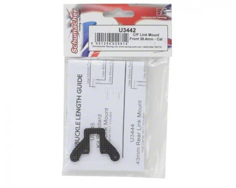 Schumacher CF Link Mount; Front 38.4mm - Cat SX