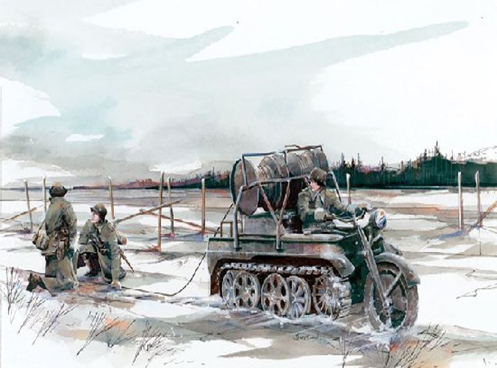 Dragon inSd.Kfz.2/2 kleines Kettenkrad w/sch.Feldkable  (Driver and crew included)in