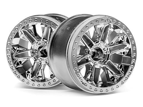 HPI 6-Shot St Wheel (Chrome/2Pcs)