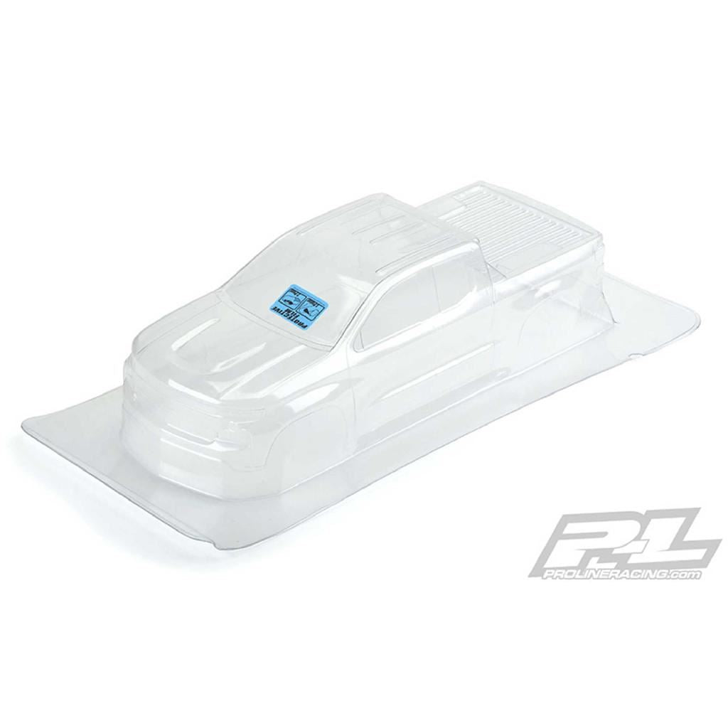Proline 1/10 2019 Chevy Silverado Z71 Trail Boss Clear Body: Stamped